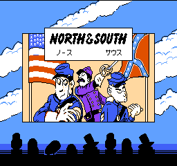 North & South - Wakuwaku Nanboku Sensou (Japan) Title Screen